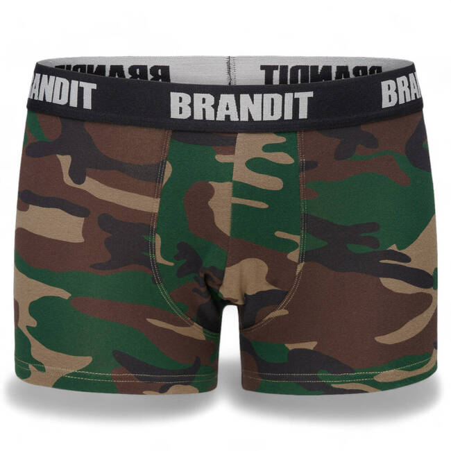 LOGO BOXERS - WOODLAND/DARKCAMO - BRANDID (2/PACK)