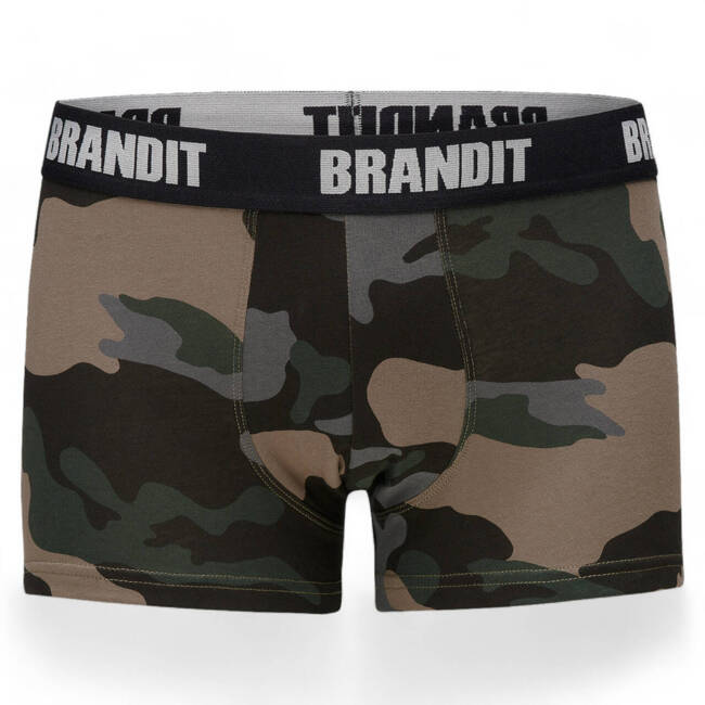 LOGO BOXERS - WOODLAND/DARKCAMO - BRANDID (2/PACK)