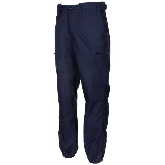 LONG BLUE TROUSERS - MILITARY SURPLUS FROM THE SWEDISH ARMY - USED