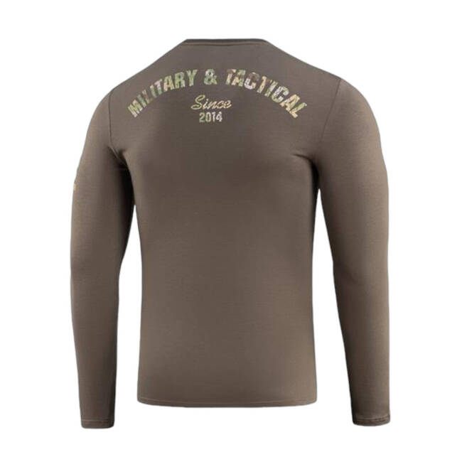 LONG SLEEVE T-SHIRT WITH LOGO - DARK OLIVE - M-TAC