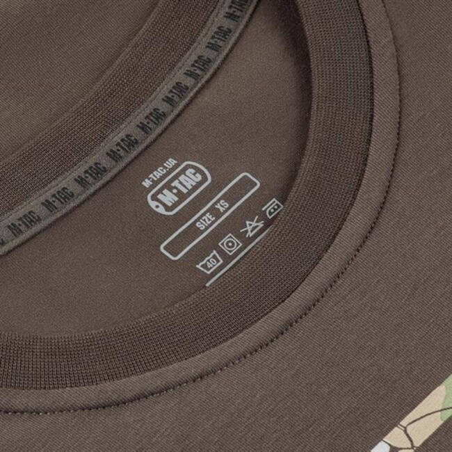 LONG SLEEVE T-SHIRT WITH LOGO - DARK OLIVE - M-TAC