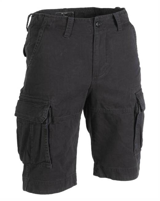 MEN'S BLACK VINTAGE SHORTS - MIL-TEC