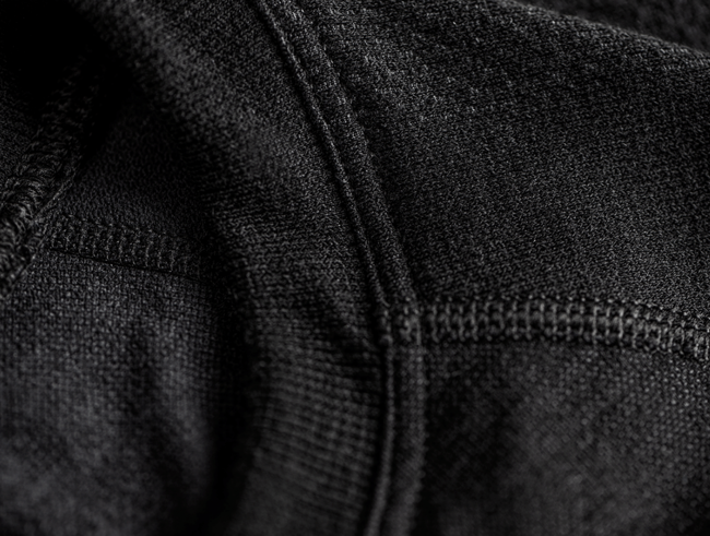 MERINO SHORT SLEEVE SEAMLESS SHIRT - BLACK