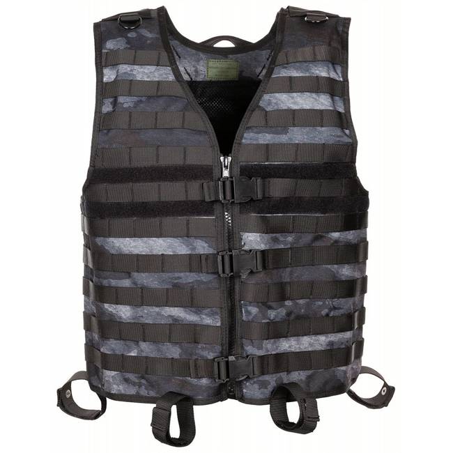 MODULAR TACTICAL VEST - "MOLLE LIGHT" - MFH® - HDT-camo LE