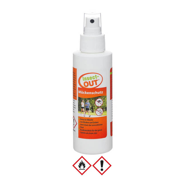 MOSQUITO AND TICK SPRAY - INSECT-OUT - PYR+G - 100 ML - MFH