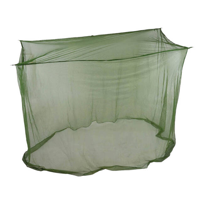 MOSQUITO NET FOR FIELD COT - OD GREEN - MILITARY SURPLUS FROM DUTCH ARMY - USED