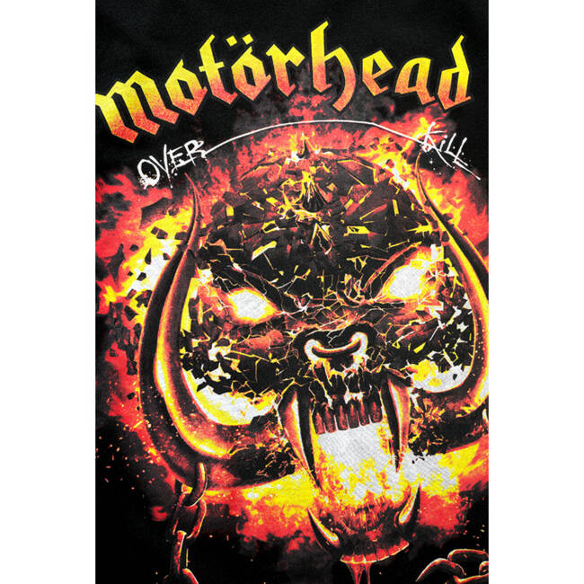 MOTÖRHEAD COTTON T-SHIRT WITH OVERKILL PRINT - BLACK - BRANDIT