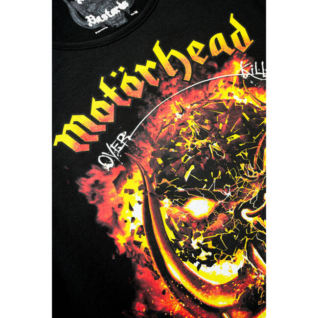 MOTÖRHEAD COTTON TANK TOP WITH OVERKILL PRINT - BLACK - BRANDIT