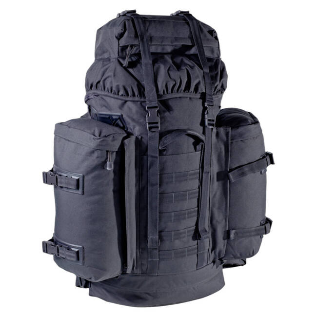 MOUNTAIN BACKPACK WITH REMOVABLE SIDE POCKETS - 80 L - EAST GERMAN ARMY - GREY