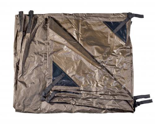 MULTI-PURPOSE TARPAULIN - "TARP BASHA" - 2 x 2.5 M - STEEL GREY