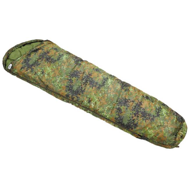 MUMMY SLEEPING BAG - 2-LAYER FILLING - FOX OUTDOOR® - BW CAMO