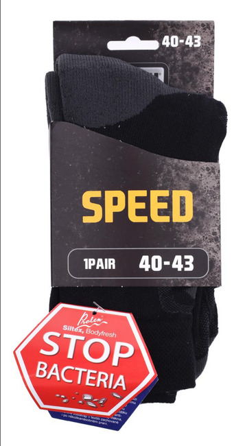 Magnum Speed Socks - Black/Grey