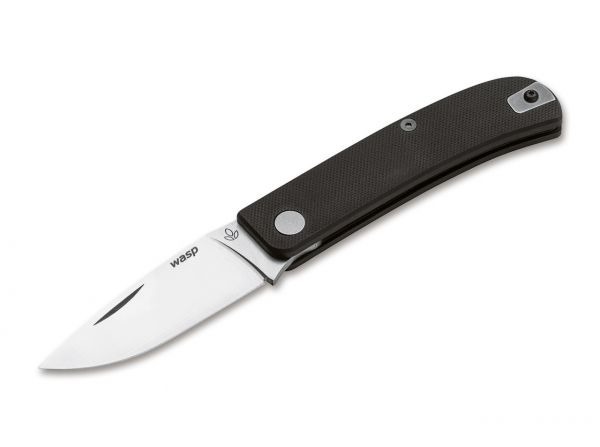 Manly Wasp 12C27 Black Pocket Knife