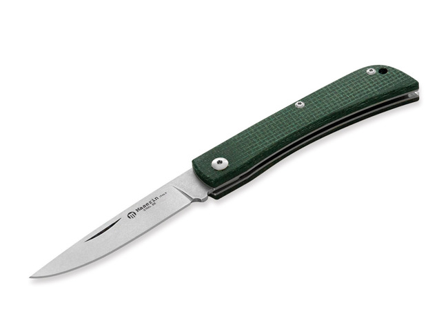 Maserin Scout 163 Green Micarta Knife