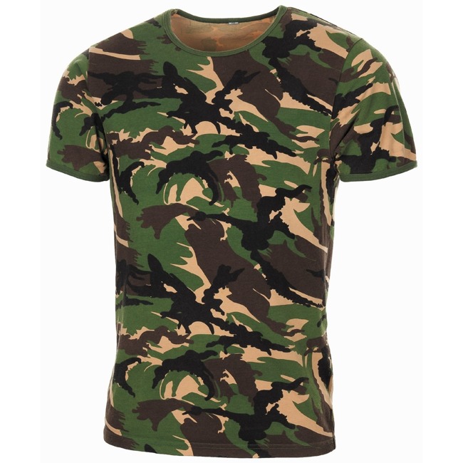 NL T-SHIRT - CAMOUFLAGE - MILITARY SURPLUS - USED