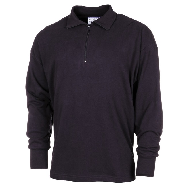 NL long sleeve-undershirt, with zipper, blue - used