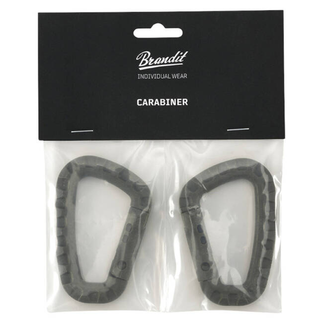 PACK OF 2 CARBINERS - OLIVE - BRANDIT