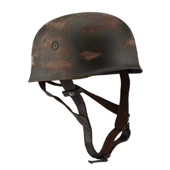 PARATROOPER HELMET - GERMAN ARMY MILITARY SURPLUS - REPRO - USED