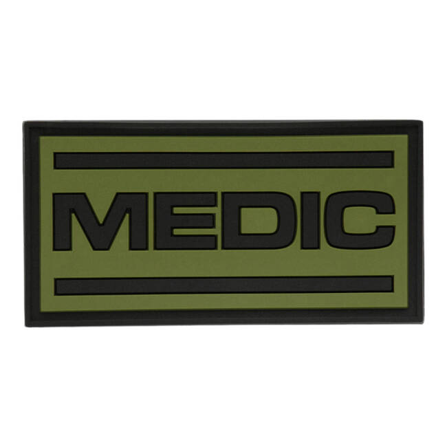 PATCH MEDIC PVC - BLACK/OLIVE - M-TAC