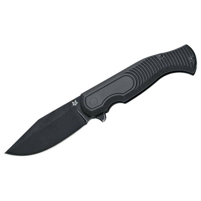 POCKET KNIFE EAST WOOD TIGER D2 ALL BLACK - FOX KNIVES