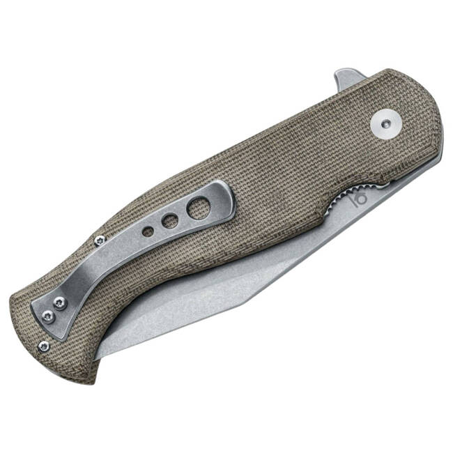 POCKET KNIFE EAST WOOD TIGER D2 OD GREEN - FOX KNIVES