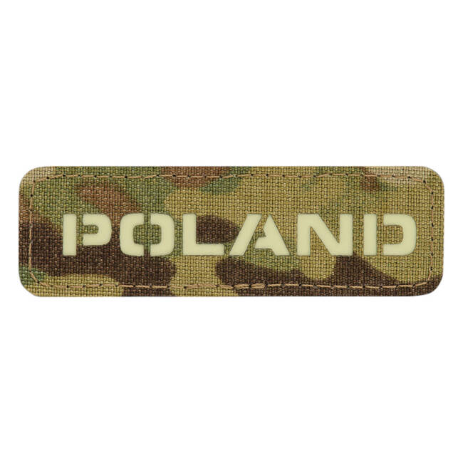 POLAND PATCH - 25 x 80 mm - LASER CUT - MULTICAM/GID - M-TAC