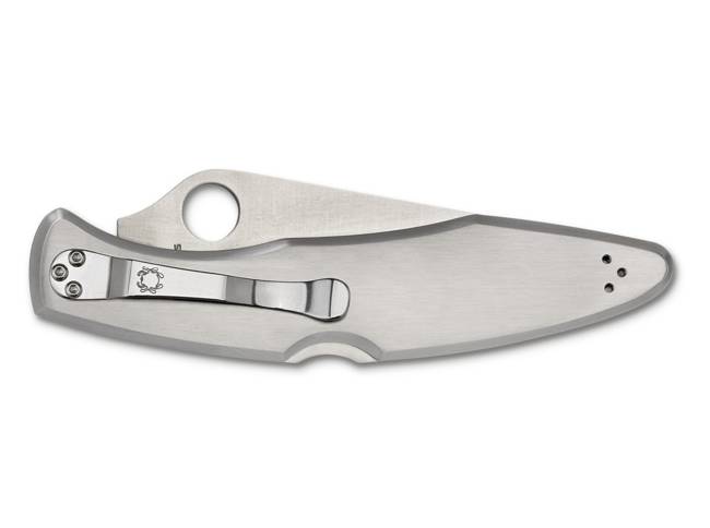 POLICE SERRATED POCKET KNIFE - SPYDERCO