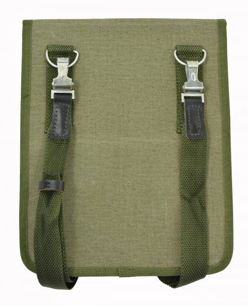 POLISH MAP CASE WITH STRAPS - GREEN - LIKE NEW