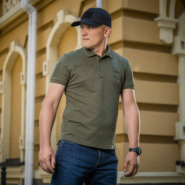 POLO TACTICAL SHIRT 65/35 - ARMY OLIVE - M-TAC