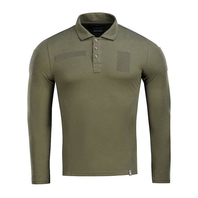 POLO TACTICAL SHIRT LONG SLEEVE 65/35 - ARMY OLIVE - M-TAC