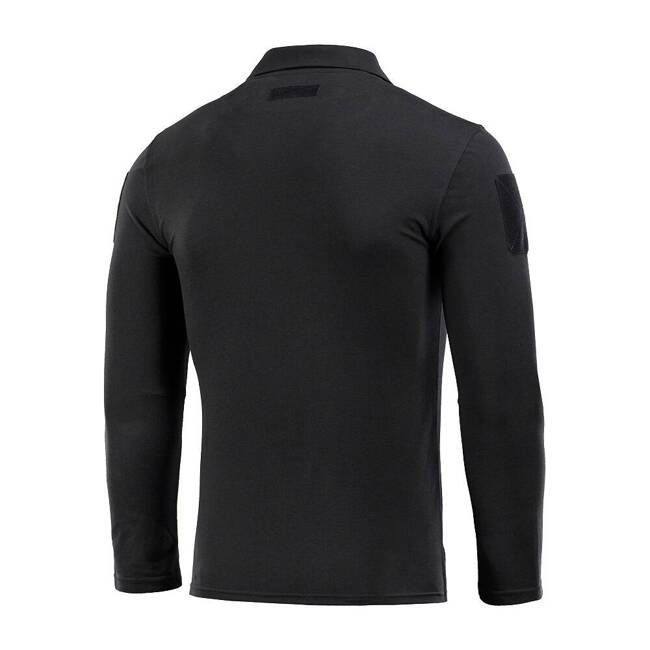 POLO TACTICAL SHIRT LONG SLEEVE 65/35 - BLACK - M-TAC