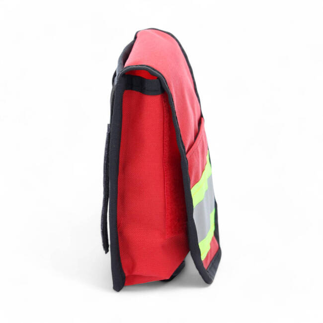 POUCH FOR WRITING UTENSILS - FROM A6 - VELCRO HIGH-VIS - RED - ZENTAURON