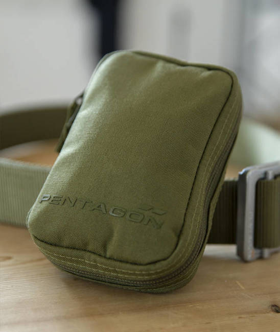 POUCH WITH MOLLE SYSTEM - "KYVOS" - Pentagon® - WOLF GREY