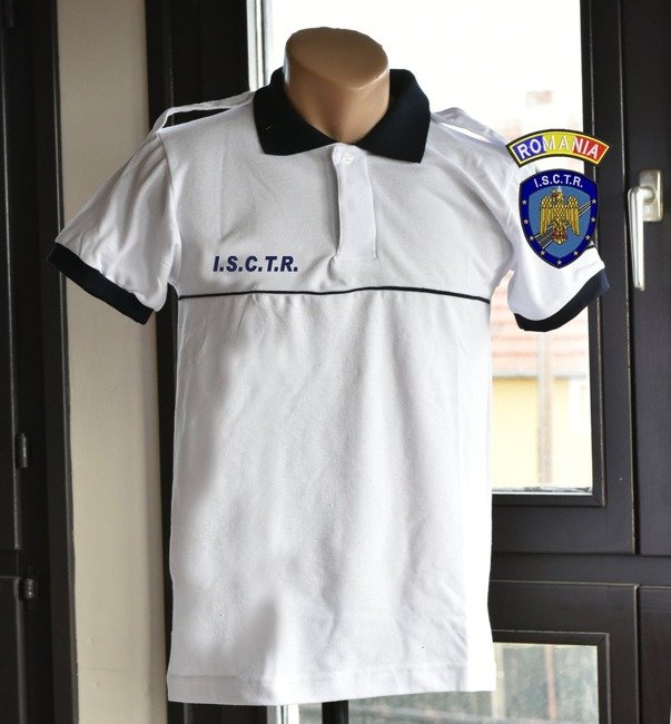 Polo T-Shirt, White Police shirt