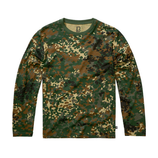 Premium long-sleeved shirt - flecktarn camo - Brandit