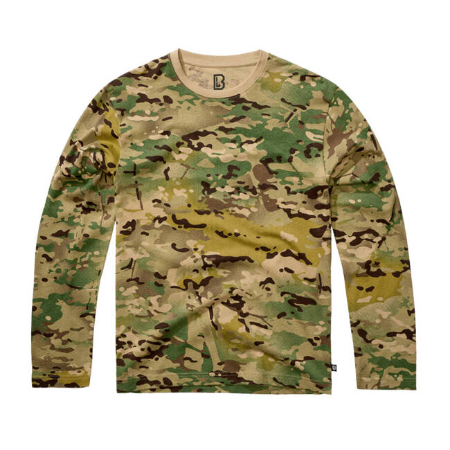 Premium long-sleeved shirt - tactical camo - Brandit