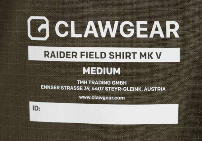 RAIDER FIELD SHIRT MK V - CLAWGEAR - STONEGREY OLIVE