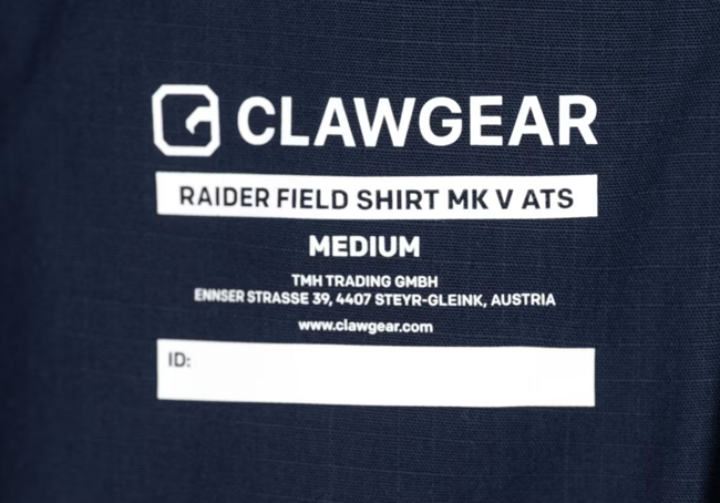 RAIDER MK V ATS FIELD SHIRT - CLAWGEAR - BLACK