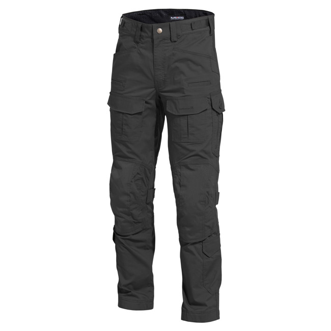 RIP-STOP PANTS - "WOLF" - PENTAGON® - BLACK - LENGTH 32″