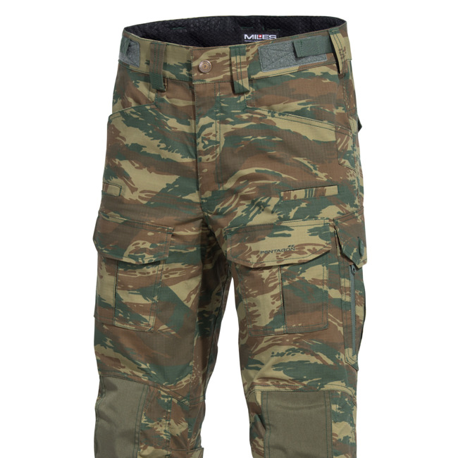 RIP-STOP PANTS - "WOLF" - PENTAGON® - GR CAMO - LENGTH 30″