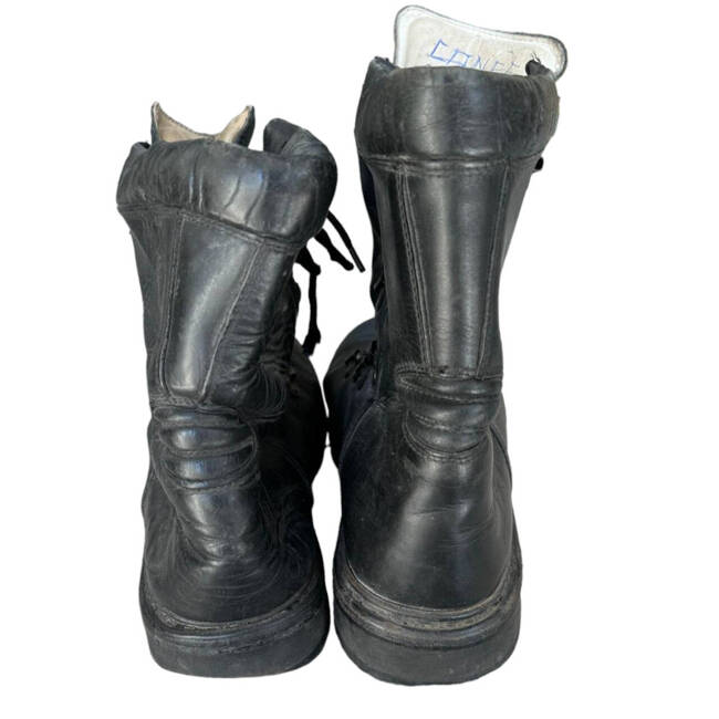 ROMANIAN MILITARY BOOTS - BLACK - USED