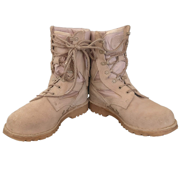 ROMANIAN MILITARY BOOTS - DESERT- USED