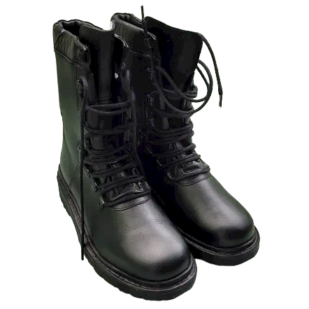 ROMANIAN MILITARY ”UNIQUE” BOOTS - BLACK - LIKE NEW