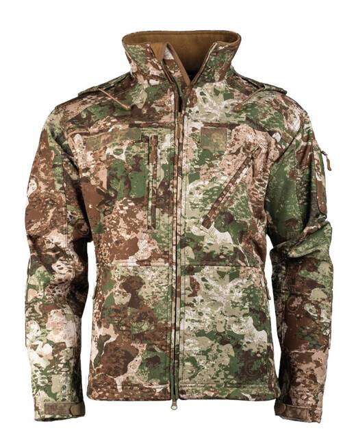 SCU 14 SOFTSHELL JACKET, PHANTOMLEAF WASP I Z2 - MIL-TEC