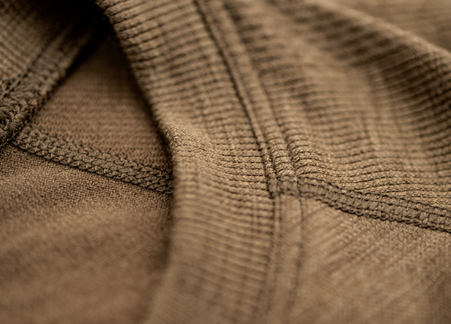 SEAMLESS MERINO SHIRT - STONEGREY OLIVE