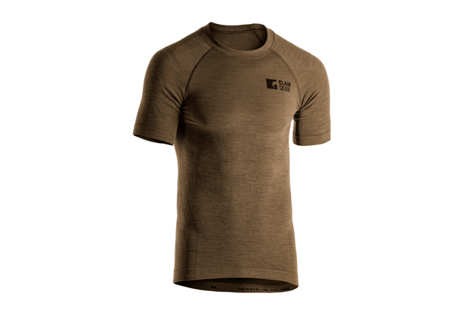 SEAMLESS MERINO SHIRT - STONEGREY OLIVE