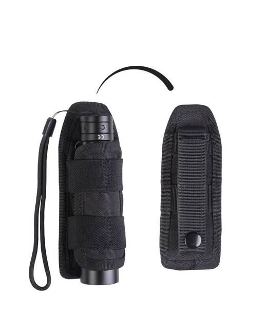 SECURITY FLASHLIGHT HOLDER - MIL-TEC® - BLACK 