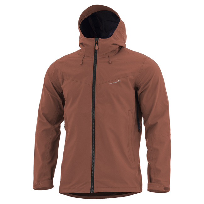 SHELL JACKET - WINDPROOF AND WATERPROOF - "MONLITE" - PENTAGON® - MAROON RED