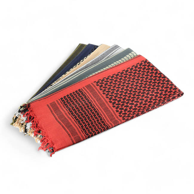 SHEMAGH SCARF - DENSE - KHAKI/BLACK - M-TAC