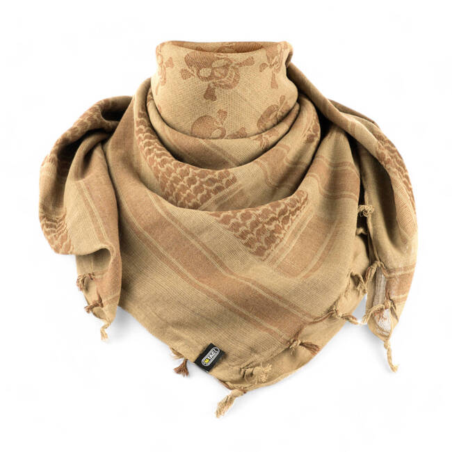 SHEMAGH SCARF - PIRATE SKULL - COYOTE - M-TAC